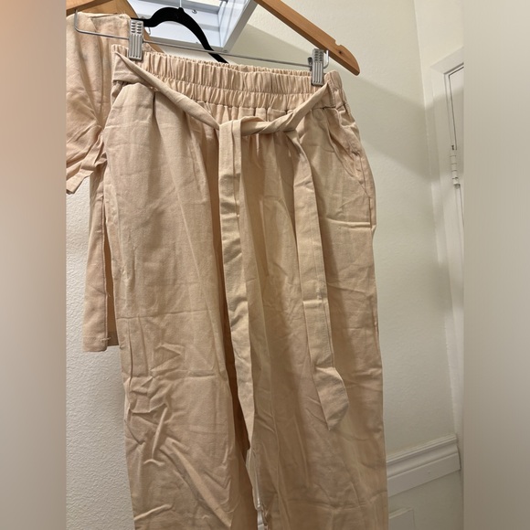 NWT 2 Piece Outfit Cotton/ Linen Casual Matching Set - Picture 10 of 14